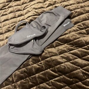 DFYNE Gray Women's Leggings Set truffle